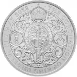 2023 Coronation of King Charles III Silver Proof 1 oz Coin reverse chards
