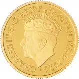 2023 Coronation of King Charles III 0.25 oz Gold Proof Coin obverse