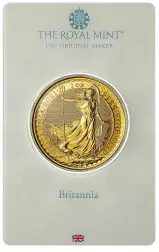 2021 Gold Britannia 1 oz Bullion Coin - In Sleeve