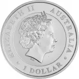 2015 Silver Bullion Ungraded 1 Ounce Wedge Tailed Eagle  Coin Single Australia Perth Mint obv
