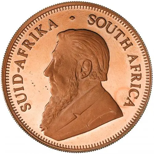 2010 Gold Proof Krugerrand 1 oz Coin Grade C obverse