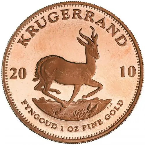 2010 Gold Proof Krugerrand 1 oz Coin Grade C