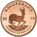 2010 Gold Proof Krugerrand 1 oz Coin Grade C