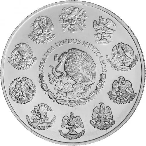 2005 Silver 1 Ounce Libertad Onza 1 Onza  Coin Single Mexico Mexico City Mint rev