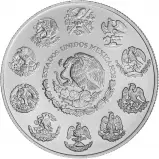 2005 Silver 1 Ounce Libertad Onza 1 Onza  Coin Single Mexico Mexico City Mint rev