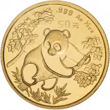 1992 Gold Uncirculated 0.5 Ounce Panda  Coin 