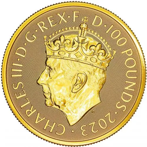 2023 King Charles III Coronation 1 oz Gold Bullion Coin chards image obverse crop
