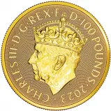 2023 King Charles III Coronation 1 oz Gold Bullion Coin chards image obverse crop