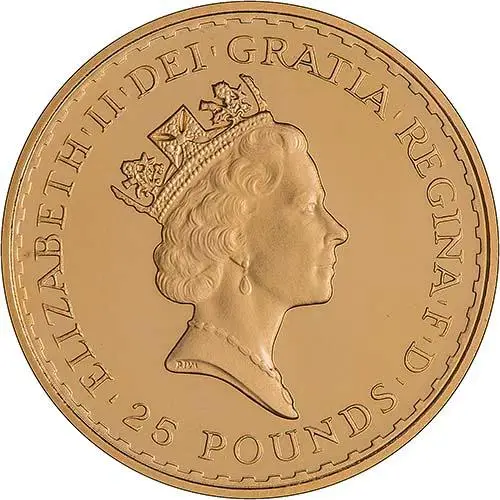 1987 0.25 oz Gold Coin Britannia Proof 24330
