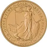 1987 0.25 oz Gold Coin Britannia Proof