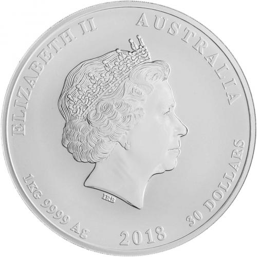 2018 Silver Year of the Dog 10 Kilogram Perth Mint | Chards