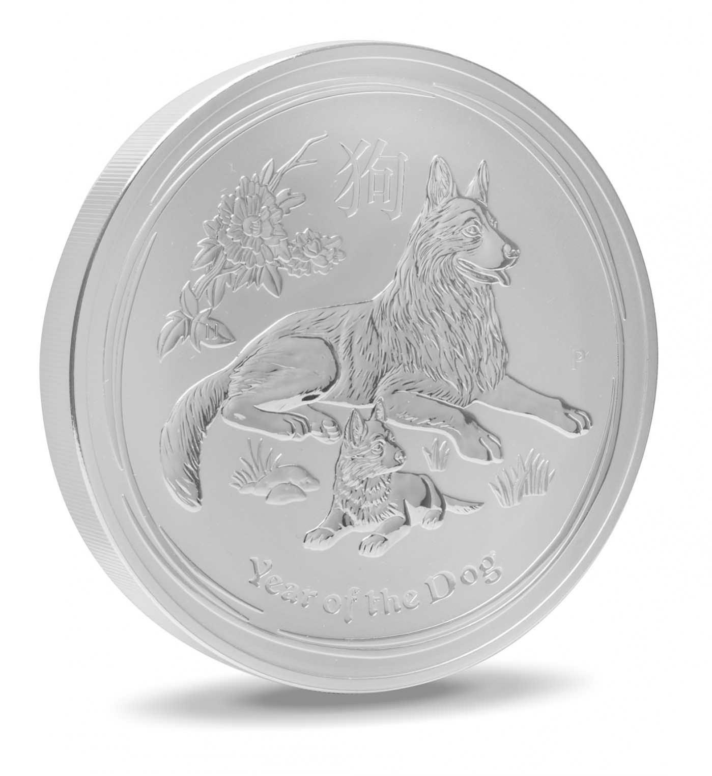 2018 Silver Year of the Dog 10 Kilogram Perth Mint | Chards