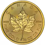 2022 Gold Bullion 0.5 Ounce Maple Coin