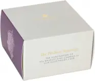 2023 Coronation of King Charles III Gold Proof Piedfort Sovereign box