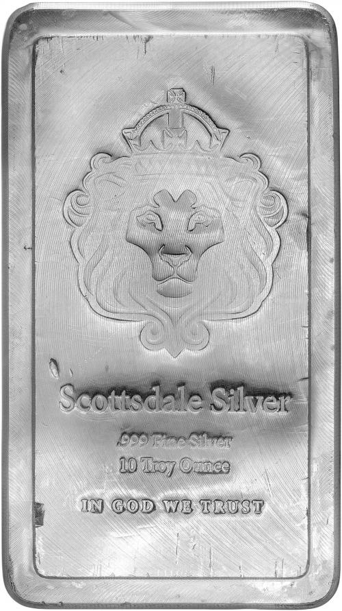 Scottsdale Mint 10 Ounce Silver Bar - Pre-Owned | Chards