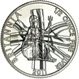 2011 Silver Britannia Uncirculated 0.5 Ounce Bullion Coin The Royal Mint