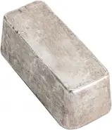 Silver 1 Kilogram Cast  Bar Single Pre-Owned France Comptoir Lyon Alemand Louyot bottom view