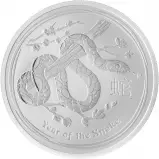 2013 Silver 2 Ounce Lunar Year of the Snake Coin Perth Mint Uncirculated - Pre-Owned