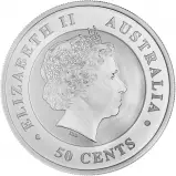 2012 Silver Bullion 0.5 Ounce Koala  Coin Single Australia Perth Mint obv