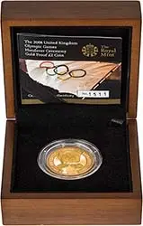 2008 UK Coin £2 Gold Proof Olympics Handover Ceremony 24109