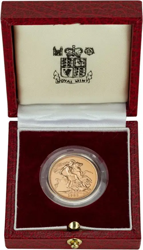 1983 Gold Proof Sovereign Coin With Presentation Box