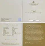 2021 Gold Proof Winnie The Pooh and Friends Elizabeth II Tigger Pound Sterling 50 Pence Coin With Box with Cert United Kingdom The Royal Mint with cert