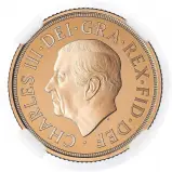 2022 Gold Proof Sovereign Elizabeth II Memorial Coin obverse slabbed obv obv