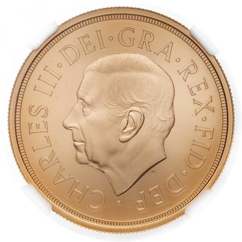 2022 QEII Memorial £5 Sovereign BU Matt NGC MS-70 | Chards