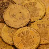 1876 - 1889 Willem III Gold Dutch 10 Guilders Coin Pre-Owned dates may vary 2