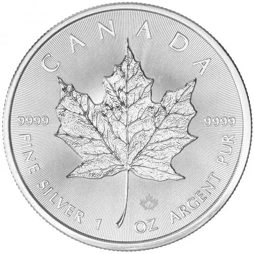2016 Silver Bullion 1 Ounce Maple  Coin Single New Canada Royal Canadian Mint reverse