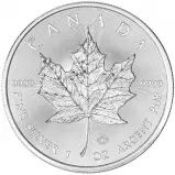 2016 Silver Bullion 1 Ounce Maple  Coin 