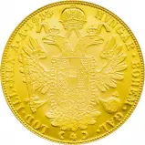 1915 Austrian Gold Bullion Restrike 4 Ducat Coin - Grade C