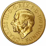 2024 Gold Britannia 1 oz Bullion Coin obverse chards image crop