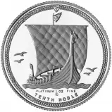 1984 Isle of Man 0.1 oz Platinum Bullion Coin - Pre-Owned
