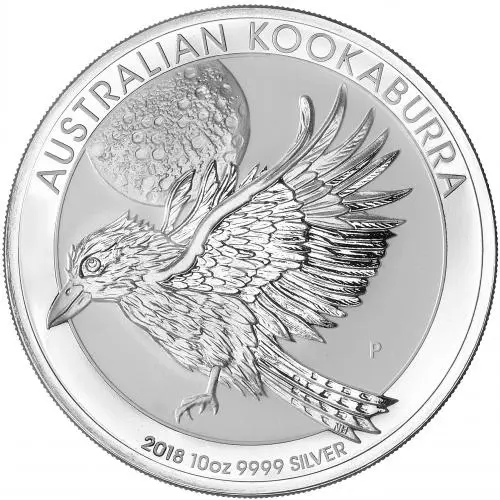 2018 Silver 10 oz Kookaburra Bullion Coin reverse