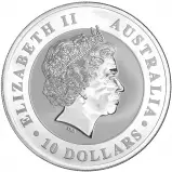 2018 Silver 10 oz Kookaburra Bullion Coin obverse