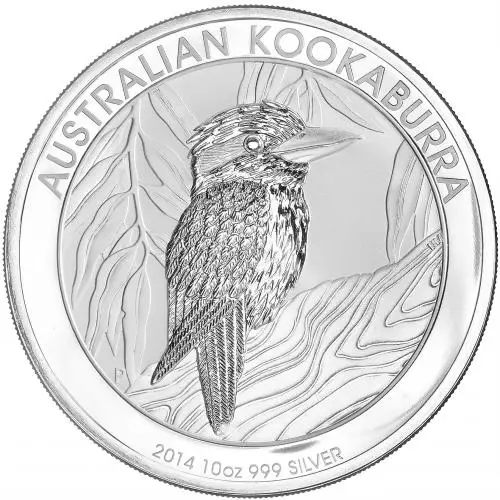 2014 Silver 10 oz Kookaburra Bullion Coin  reverse