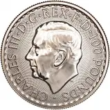 2024 King Charles III Britannia 1 oz Platinum Bullion Coin obverse chards image crop