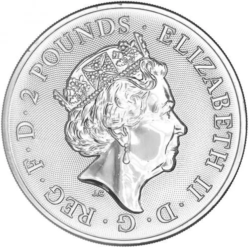 2022 Silver Bullion 1 Ounce Myths & Legends Little John Coin Pre-owned obverse 1