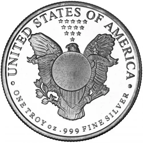 Silver 1 Ounce Eagle Walking Liberty  Rounds United States of America Sunshine Minting Inc obverse