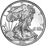 USA Sunshine Minting Inc Eagle Walking Liberty 1 oz Silver Round