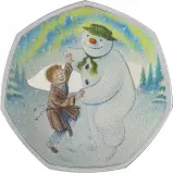 2023 The Snowman Silver Proof 50 Pence Coin 