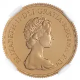 1980 Gold Graded Full Sovereign Elizabeth II  Coin NGC United Kingdom NGC Second Portrait PF 70 ULTRA CAMEO obv