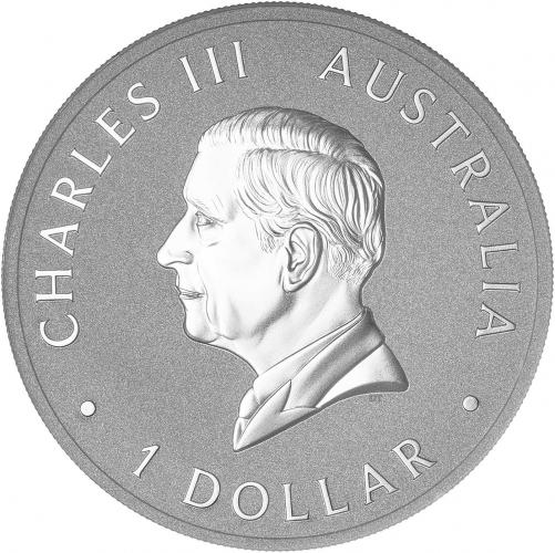 2024年 Kookaburra 1oz 銀貨 Australien 1$ 2024 1 oz Silver Coin Kookaburra - World Money