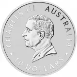 2024 Australian Kookaburra 10 oz Silver Bullion Coin Obverse Perth Mint Image