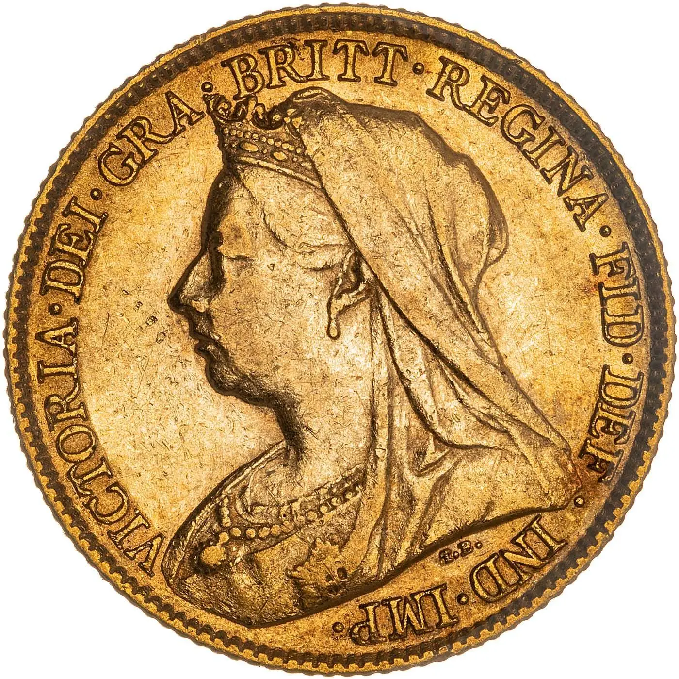 1897 Gold Half Sovereign Victoria Old Head London | Chards