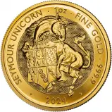 2024 Tudor Beasts Seymour Unicorn 1 oz Gold Bullion Coin