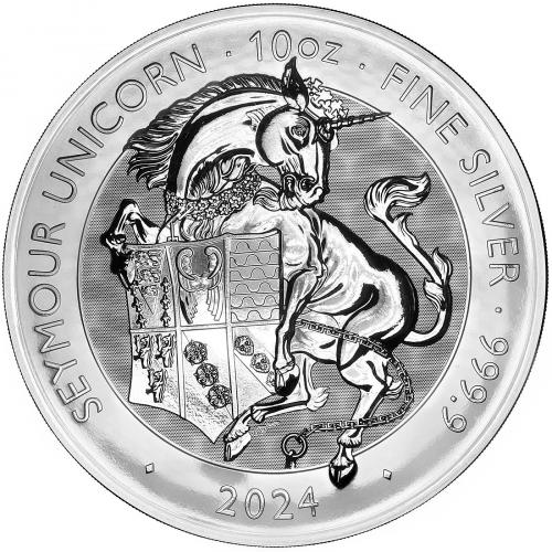 2024 Seymour Unicorn 10 oz Silver Coin | Chards