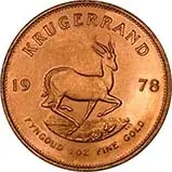 1978 1 oz Gold Krugerrand Bullion Coin