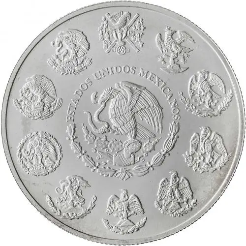 2000 Silver Bullion Libertad  Coin Single Mexico Mexico City Mint rev